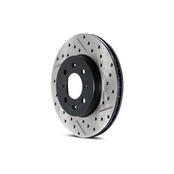 Stop Tech P78-12762064CR Sport Drilled & Slotted Vented Rear Driver Side Brake Rotor for 2000-2005 Cadillac DeVille