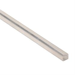 CMW-AES6 6 ft. Smooth Aluminum Interior Trim, Silver