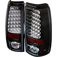 Picture of Spyder S2Z-5002044 1999-2002 Chevy Silverado 1500 & 2500 LED Tail Lights - Black