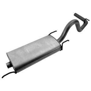 Muffler Assembly Quiet Flow for 2005-2012 Toyota Tacoma, Bare