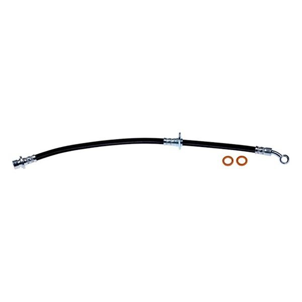 Dorman D18-H621637 18.38 in. Front Passenger Side Brake Hydraulic Hose, Black