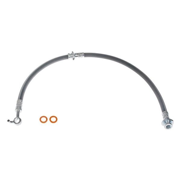 Dorman D18-H621955 Front Driver Side Brake Hydraulic Hose for Nissan March 2017-2012 - Black