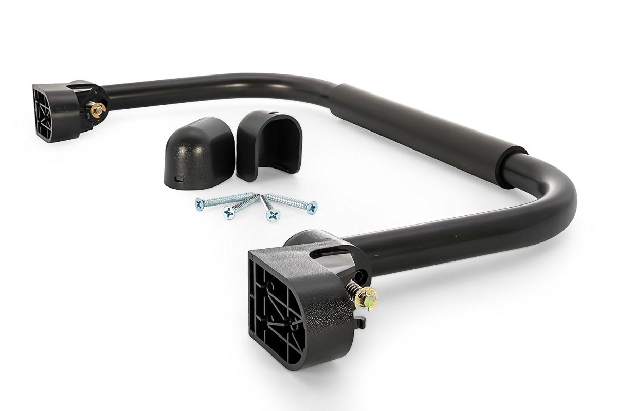 Short Fold-Away Grab Handle - Black