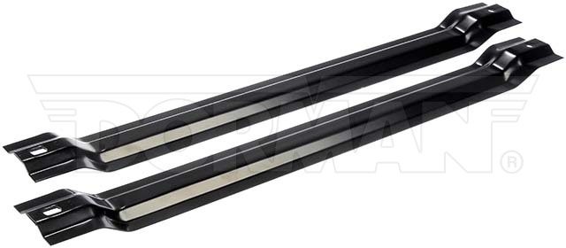 Fuel Tank Straps, Silver for 1975-1998 Ford