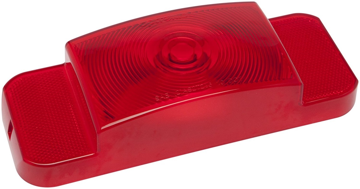 Red Tail Light Lens for Passenger Side