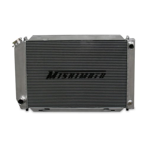 M1N-RADMUS79DP 1979-1993 Ford Mustang Dual Pass Aluminum Radiator, Black