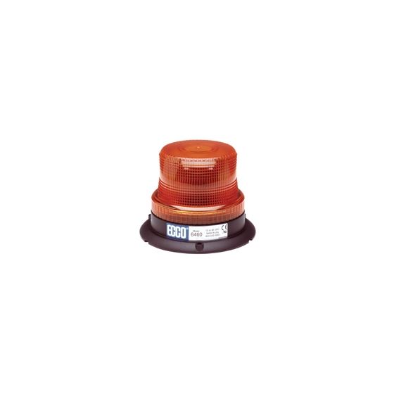 LED BEACON: LOW PROFILE, 12-80VDC, PULSE8 FLASH, AMBER