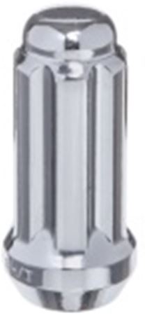14 x 2.0 mm Cone Seat Spline Closed End Lug Nuts for 2010-2016 Aston Martin DB-9, Chrome