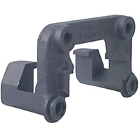 A42-141028 Domestic Caliper Brackets for 1994-2004 Ford Mustang, Black
