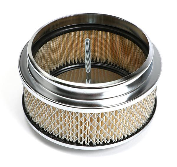 Performance Chrome Muscle Car Air Cleaners - Black