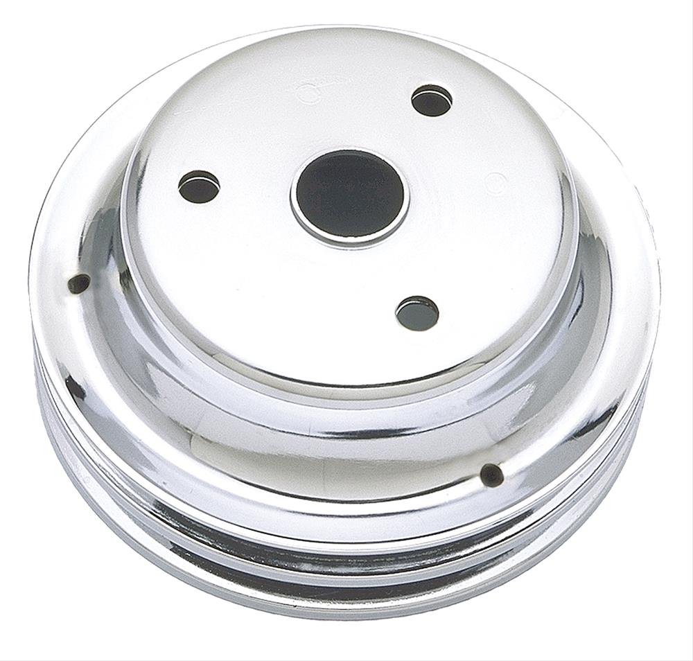 Double Performance Steel Crankshaft Pulleys - Black