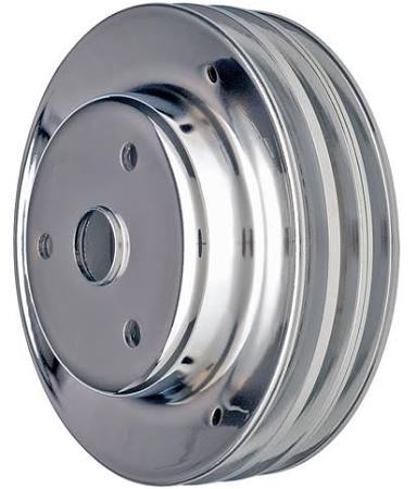 T37-9608 Triple Performance Steel Crankshaft Pulleys, Black