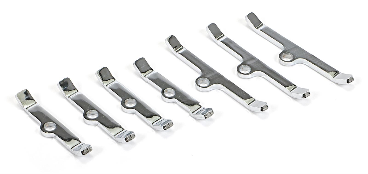 Performance Chrome Valve Cover Spreader Bars, Black
