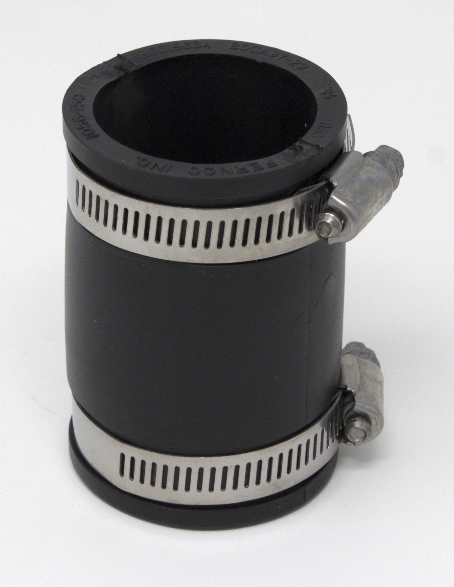 Flexible Coupling, Pipe Size 1-1/2x1-1/2", Inside Dia.: 1-61/64"