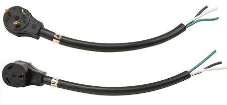 18 ft. 30A Female Power Cord Adapter for Connecting