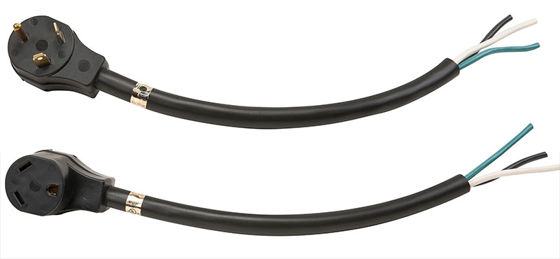 30 ft. 30A Power Cord Male Adapter for Connecting