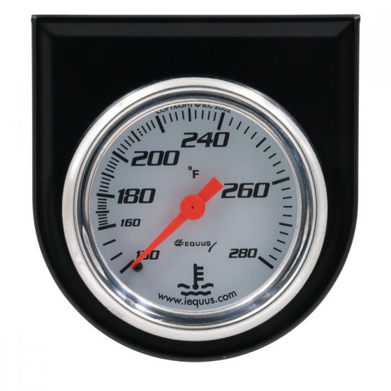 Equus E205242 2 in White Oil Press Gauge