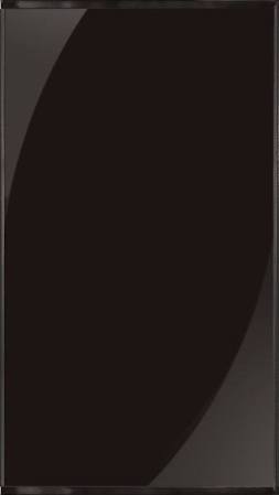 Black Acrylic Fresh Food Door - Black
