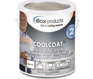 Coolcoat EPDM Rubber Roof Coating for RV  Tan