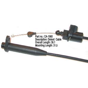 P33-CA1960 36.10 in. 1982-1985 Chevrolet S10 Automatic Transmission Kickdown Detent Cable