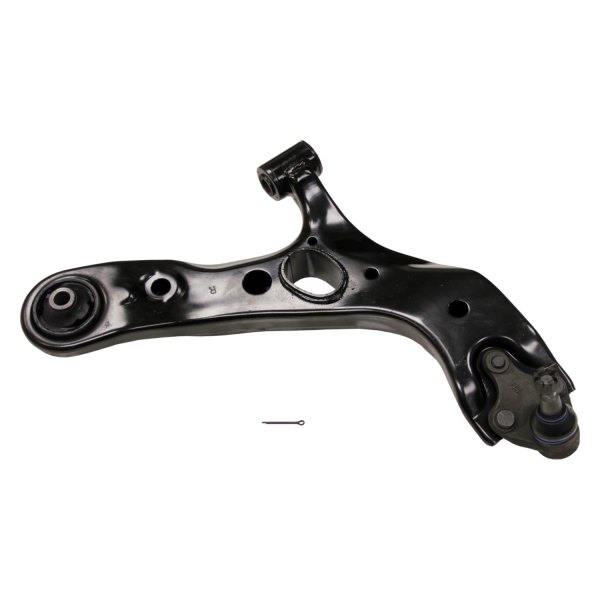 Front Passenger Side Lower Non-Adjustable Control Arm & Ball Joint Assembly for 2006-2018 Toyota RAV4, Black