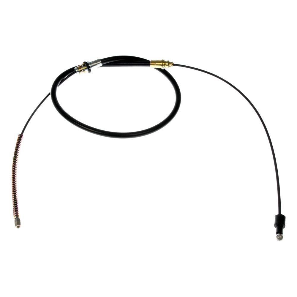 Dorman D18-C92680 56.89 in. Rear Driver Side Parking Brake Cable for 1975-1981 Chevrolet Camaro, Black