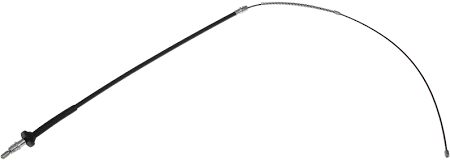 Dorman D18-C95207 51.25 in. Front Parking Brake Cable for 2000-2002 Chevrolet Suburban 1500, Black
