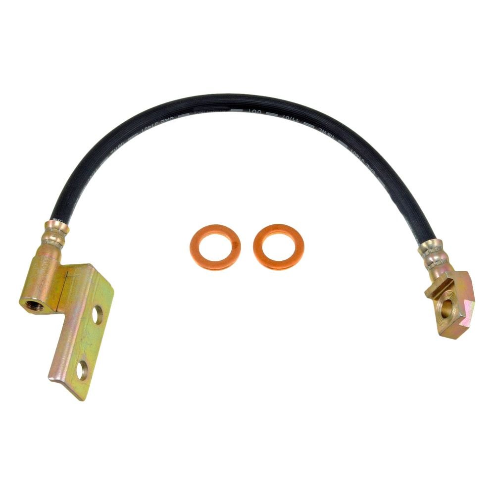 Dorman D18-H36620 Front Driver Side Brake Hydraulic Hose for 1968-1970 Ford Mustang, Black