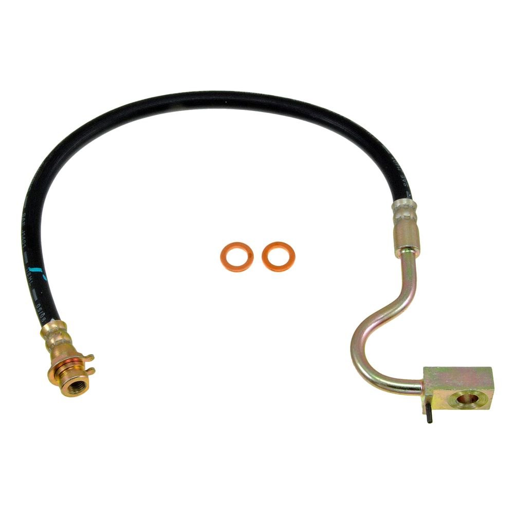 Dorman D18-H36811 Front Driver Side Brake Hydraulic Hose for 1976-1979 Ford F350, Black