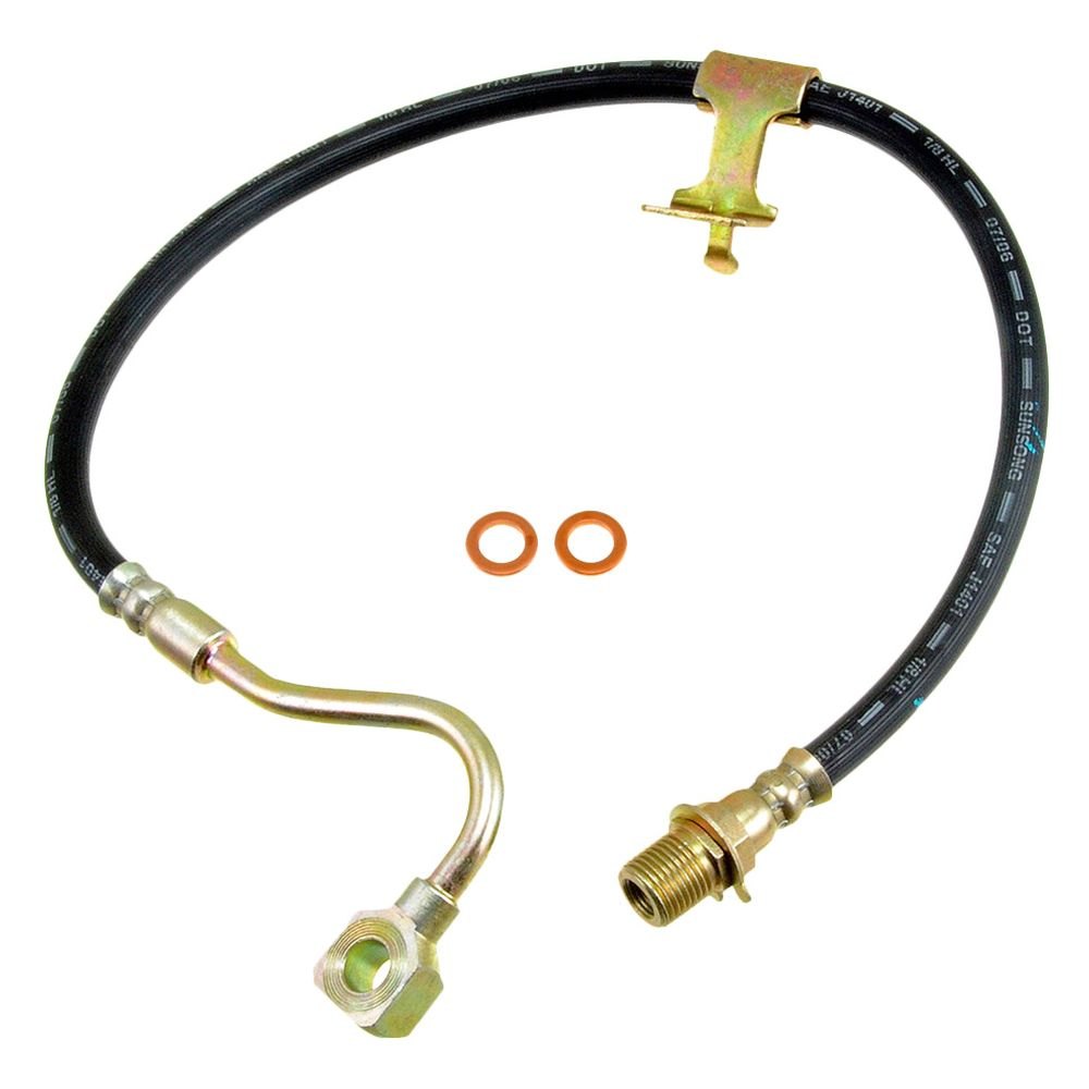 Dorman D18-H36954 Front Driver Side Brake Hydraulic Hose for 1979-1986 Chevrolet C20, Black