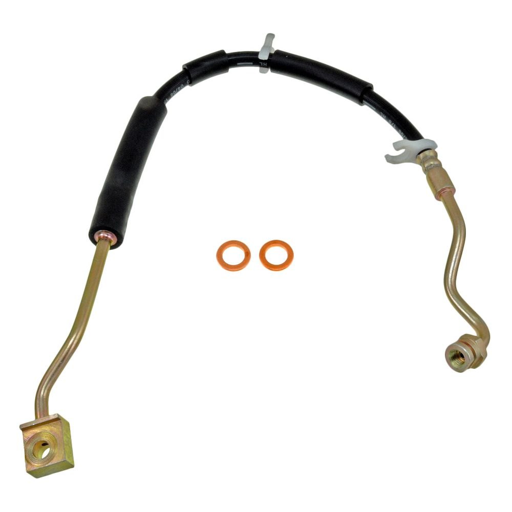 Dorman D18-H380390 Front Driver Side Brake Hydraulic Hose for 1995-1996 Ford Ranger, Black