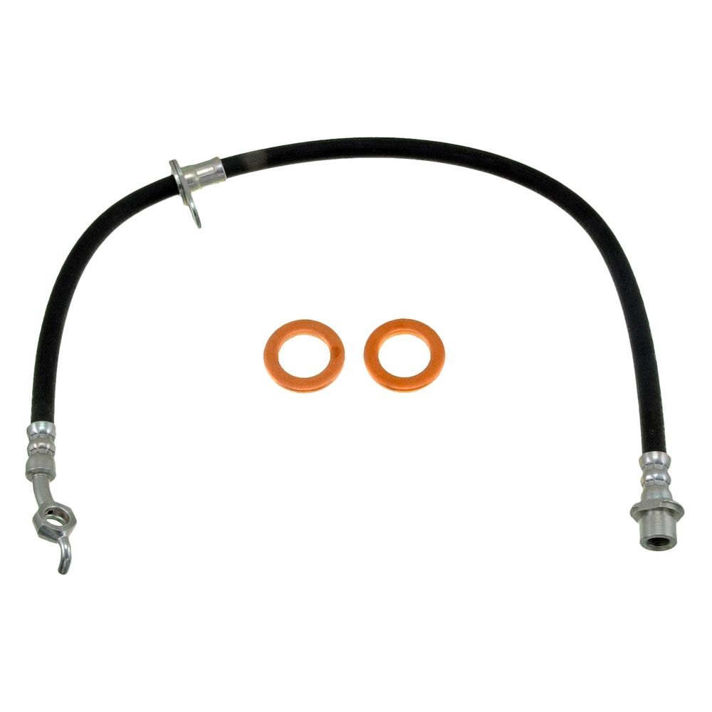 Dorman D18-H380435 Front Passenger Side Brake Hydraulic Hose for 1995-2004 Toyota Tacoma, Black