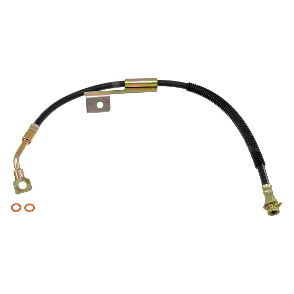 Dorman D18-H380588 Front Driver Side Brake Hydraulic Hose for 1996-2002 Chevrolet Express 3500, Black