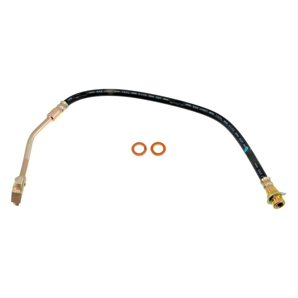Dorman D18-H38061 Front Passenger Side Brake Hydraulic Hose for 1981-1986 Chevrolet K20, Black