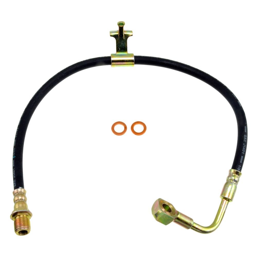Dorman D18-H38065 Front Passenger Side Brake Hydraulic Hose for 1981-1986 Chevrolet C10, Black