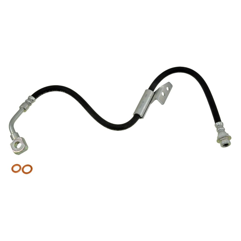 Dorman D18-H380752 Front Driver Side Brake Hydraulic Hose for 1996-2002 Chevrolet Express 1500, Black