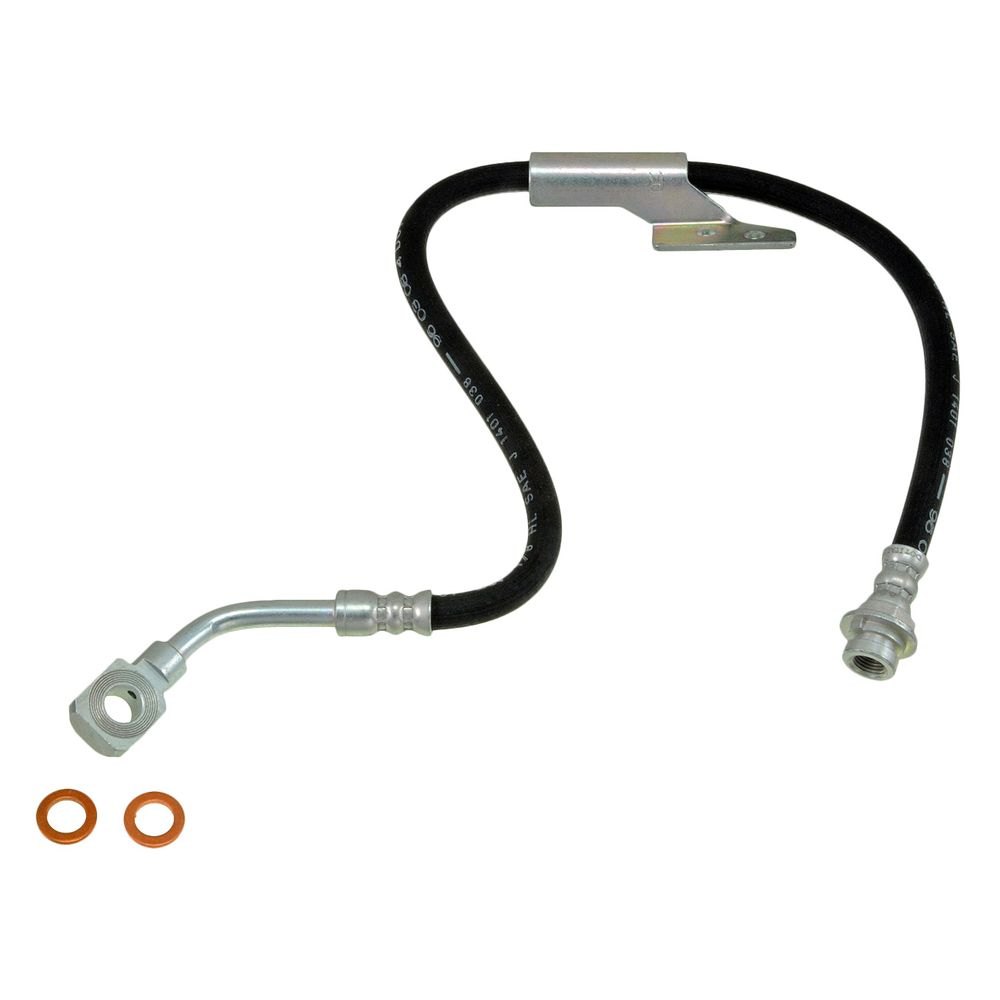Dorman D18-H380753 Front Passenger Side Brake Hydraulic Hose for 1996-2002 Chevrolet Express 1500, Black