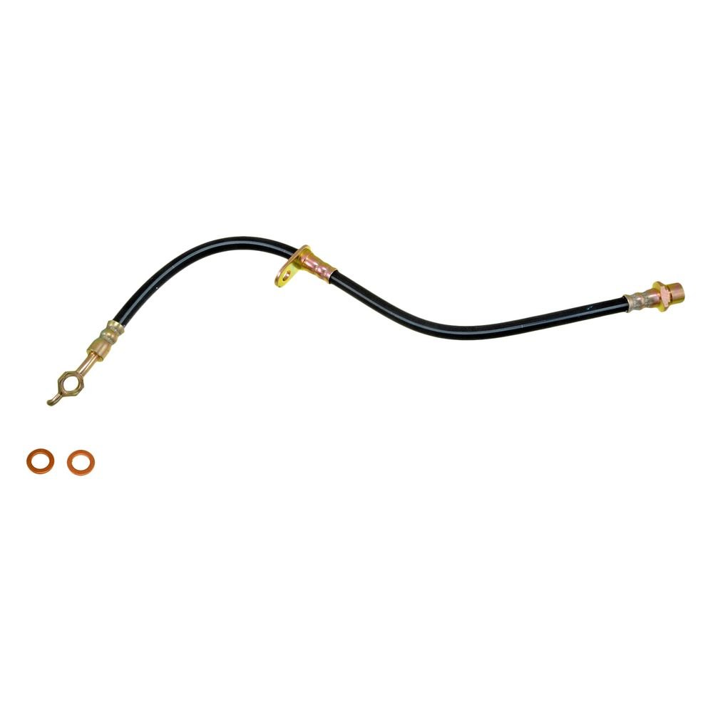 Dorman D18-H380901 Front Passenger Side Brake Hydraulic Hose for 1996-2003 Toyota RAV4, Black