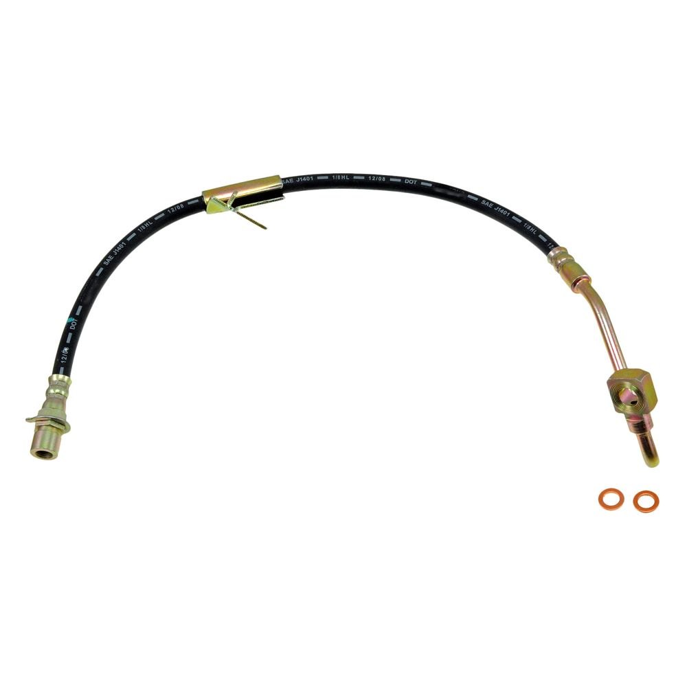 Dorman D18-H381033 Front Passenger Side Brake Hydraulic Hose for 1998-2000 Chevrolet Blazer, Black