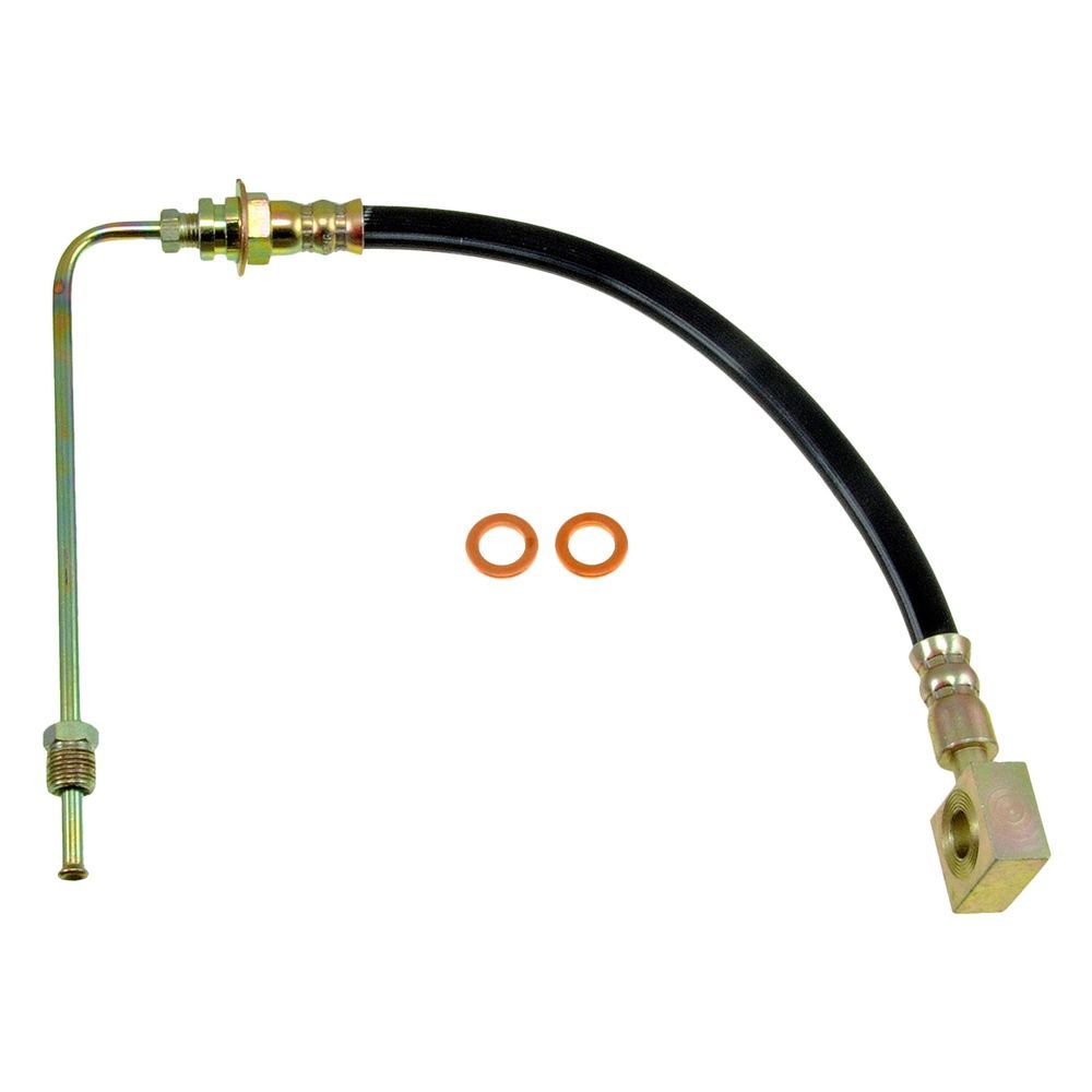 Dorman D18-H381061 Rear Driver Side Brake Hydraulic Hose for 2000-2002 Ford E450 Econoline Super Duty, Black