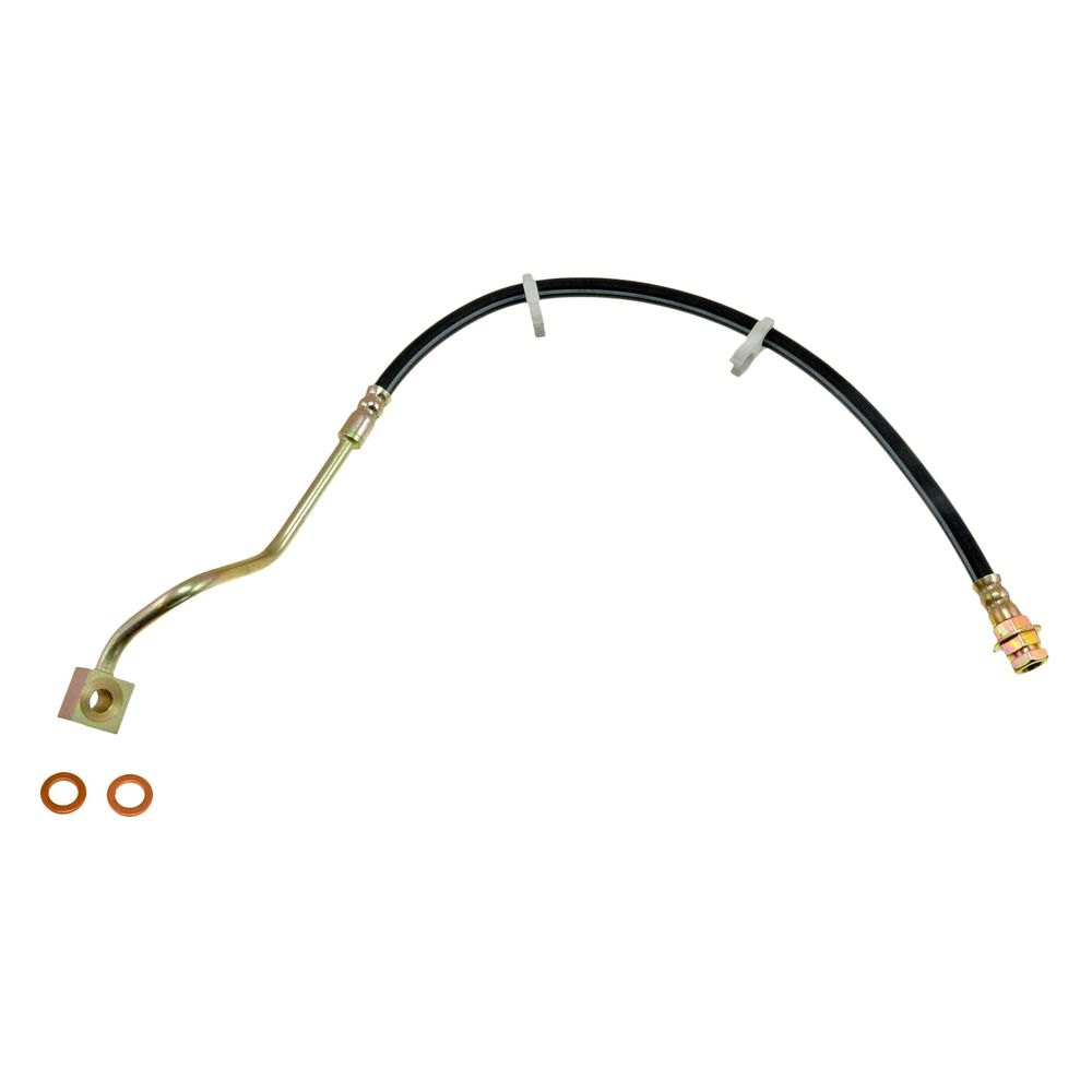 Front Driver Side Brake Hydraulic Hose for 1999-2004 Ford F250 Super Duty, Black