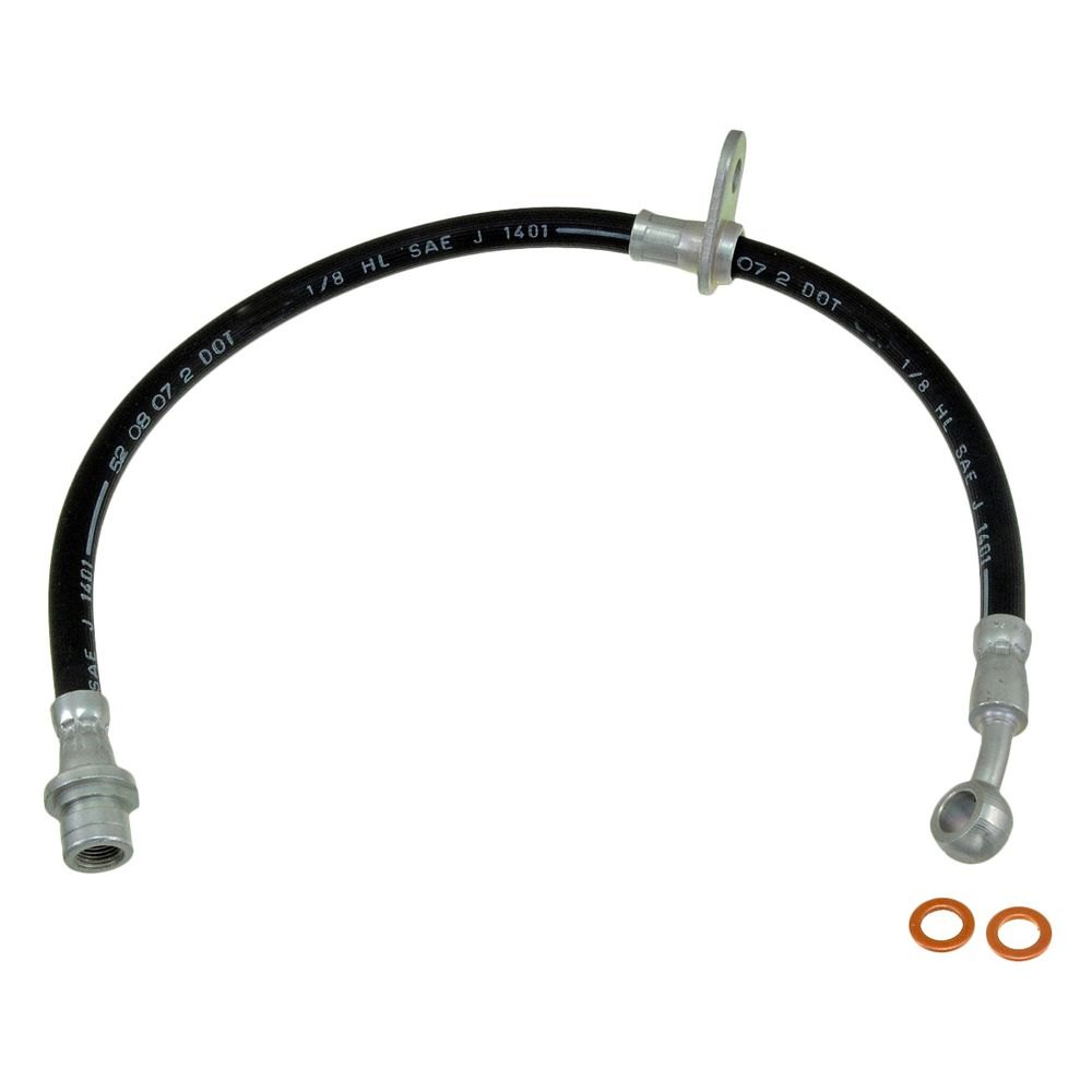 Dorman D18-H381261 Front Driver Side Brake Hydraulic Hose for 1999-2004 Honda Odyssey, Black