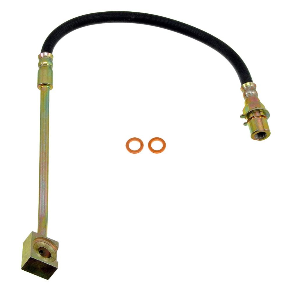 Dorman D18-H381281 Front Passenger Side Brake Hydraulic Hose for 1999-2003 Ford Windstar, Black