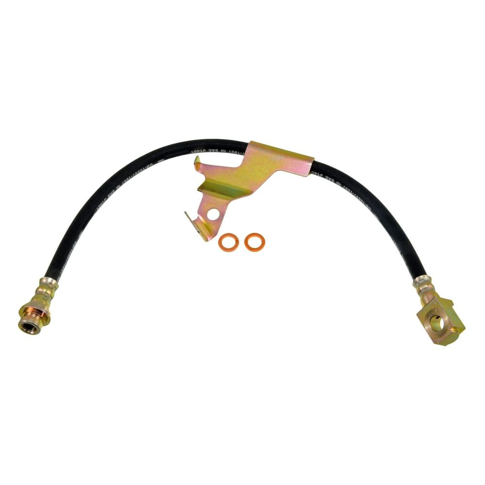 Dorman D18-H38253 Front Driver Side Brake Hydraulic Hose for 1985-1993 Cadillac DeVille, Black