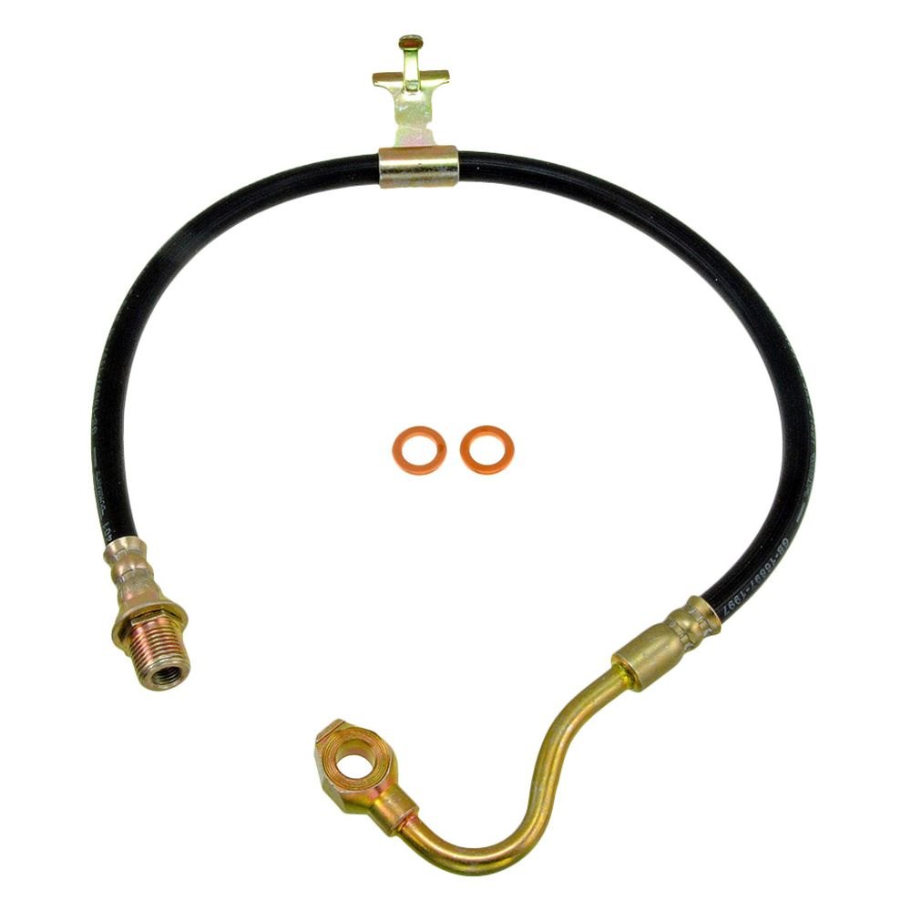 Dorman D18-H38563 Front Passenger Side Brake Hydraulic Hose for 1979-1986 Chevrolet C20, Black