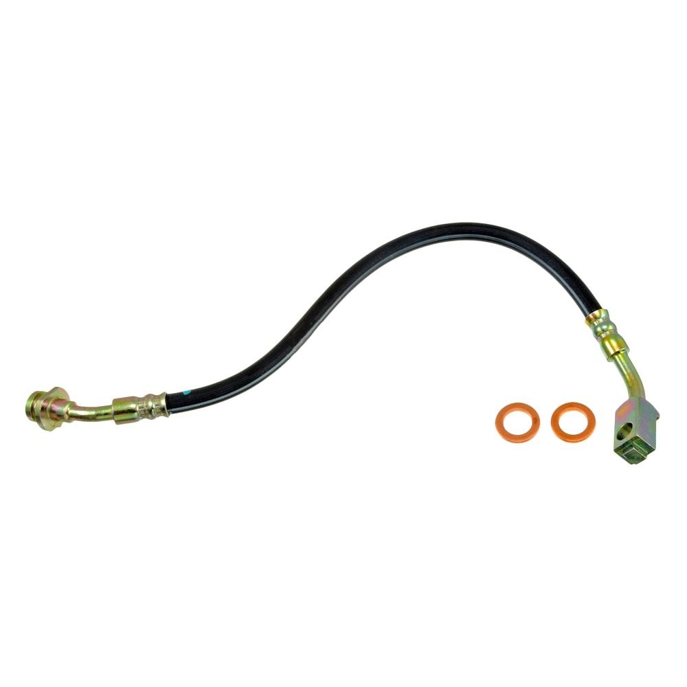 Dorman D18-H38568 Front Passenger Side Brake Hydraulic Hose for 1987-1995 Nissan Pathfinder, Black