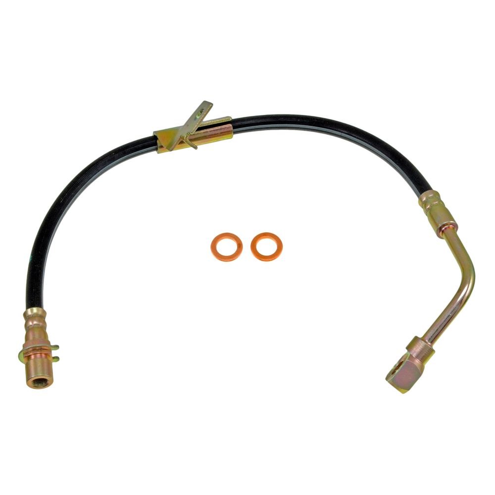 Dorman D18-H38869 20.5 in. Front Driver Side Brake Hydraulic Hose for 1995-1997 Chevrolet Blazer, Black