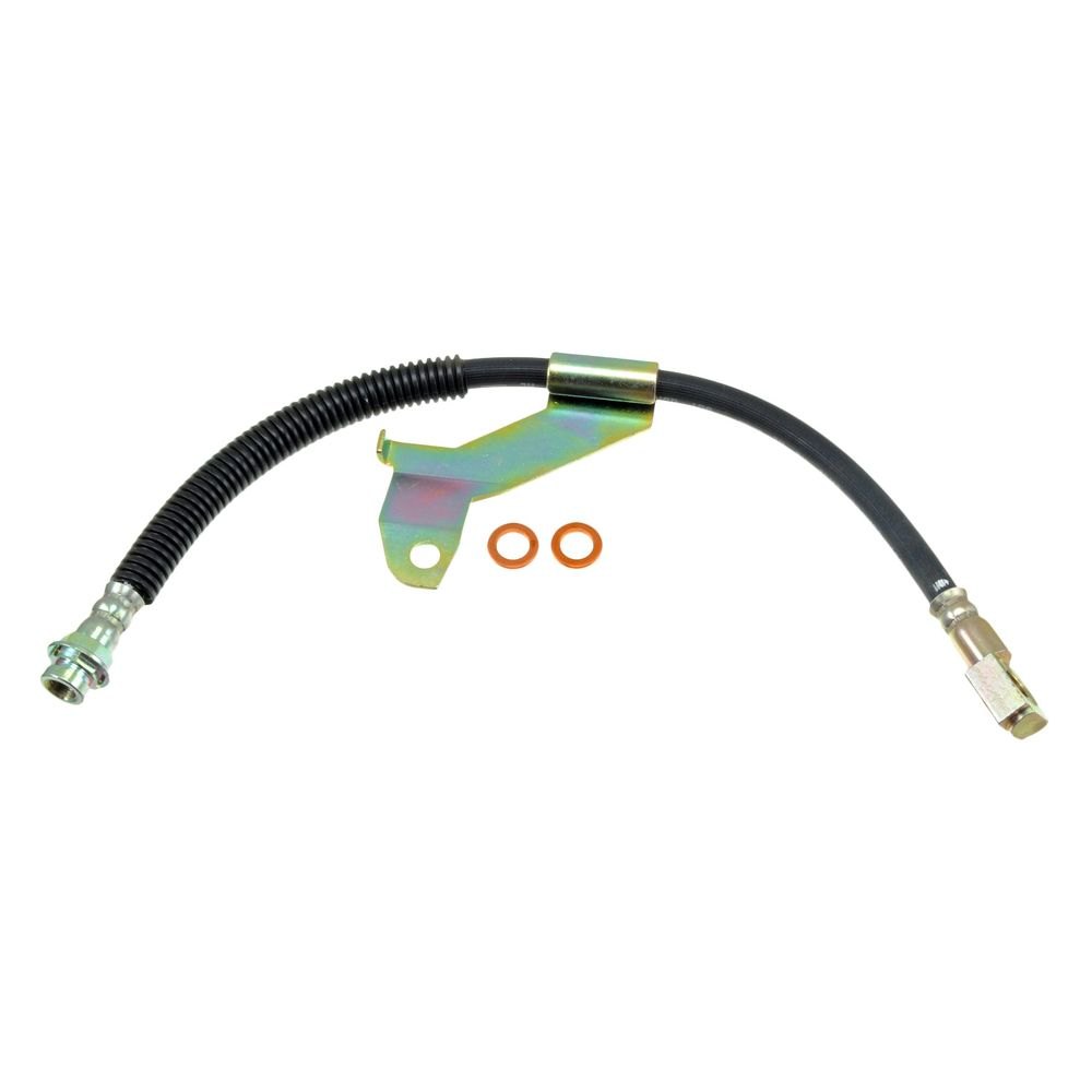 Dorman D18-H38906 16.5 in. Front Passenger Side Brake Hydraulic Hose for 1990-1998 Pontiac Grand Am, Black