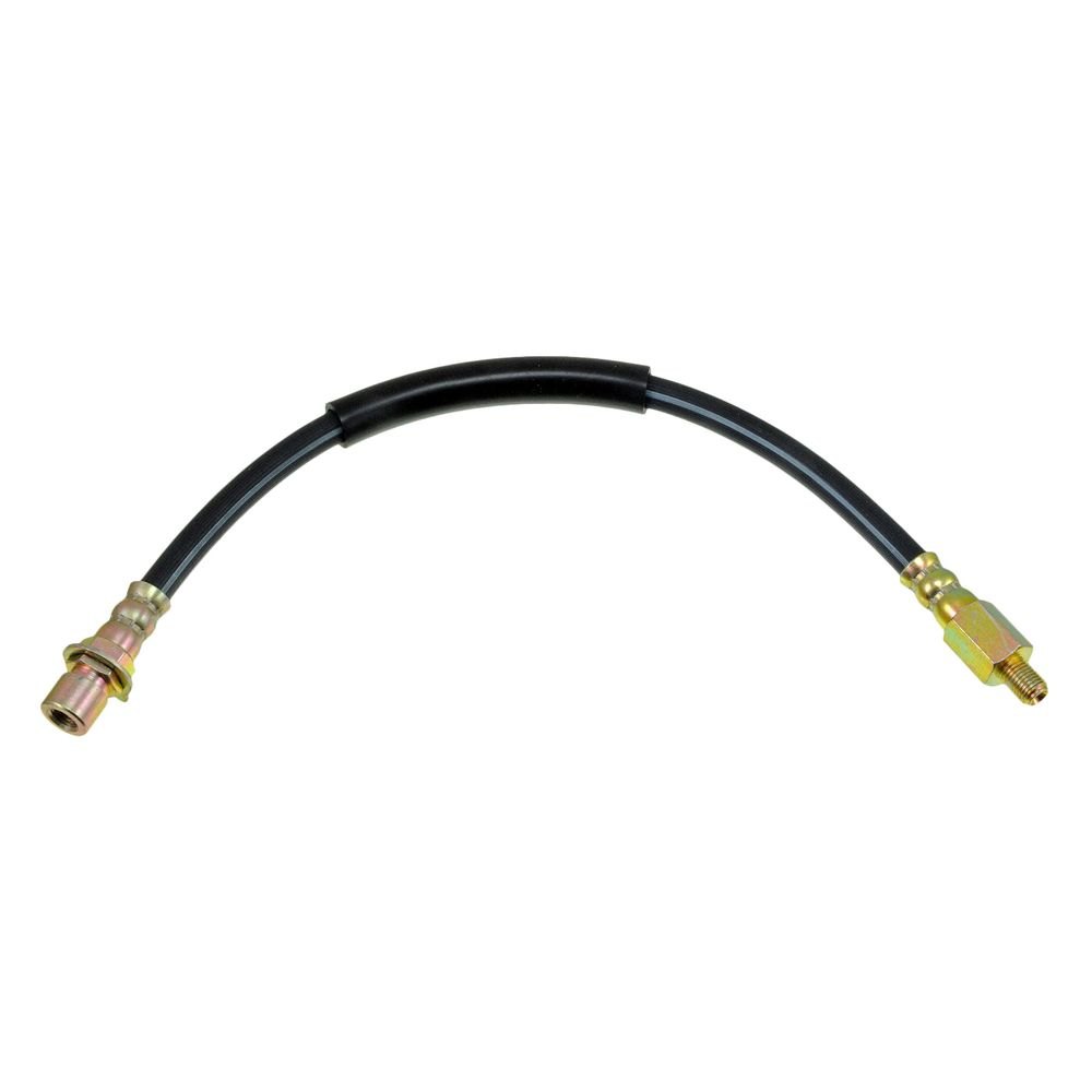 Dorman D18-H73312 15 in. Front Passenger Side Brake Hydraulic Hose for 1971-1973 Ford Mustang, Black