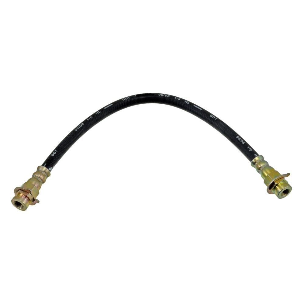 Dorman D18-H80973 13.5 in. Front Driver Side Brake Hydraulic Hose for 1971-1975 Ford Bronco, Black
